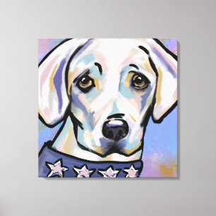 Impression de la toile de récupération Labrador
