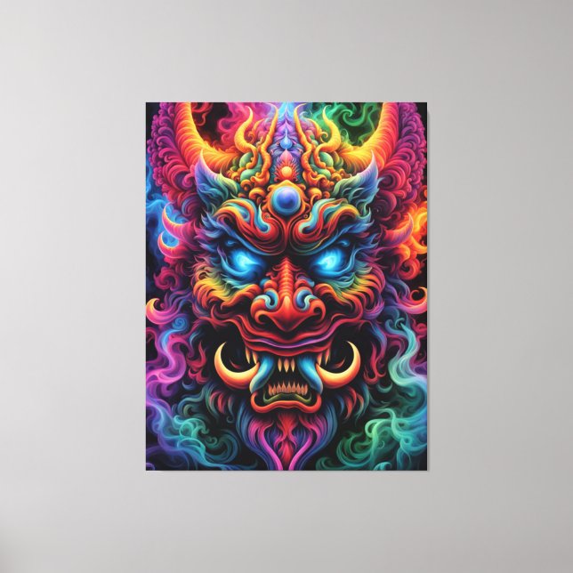 Impression de la toile Demon Japonaise (Recto)