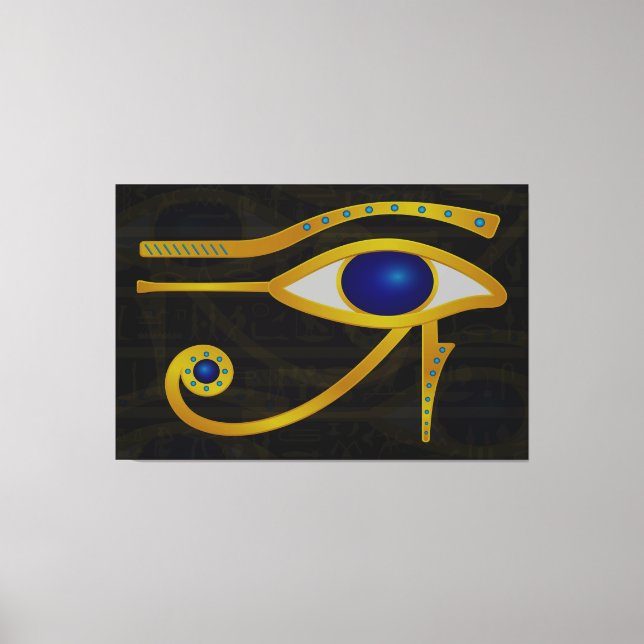 Impression de la toile des yeux Horus (Recto)