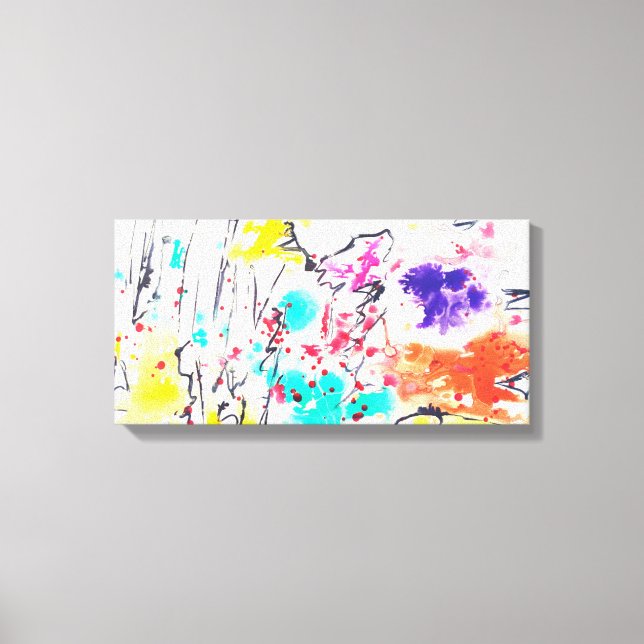 Impression de la toile d'étirement Abstraite (Recto)