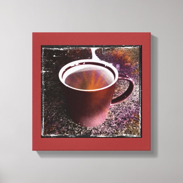 Impression de la toile étirée à temps Java chaud (Recto)