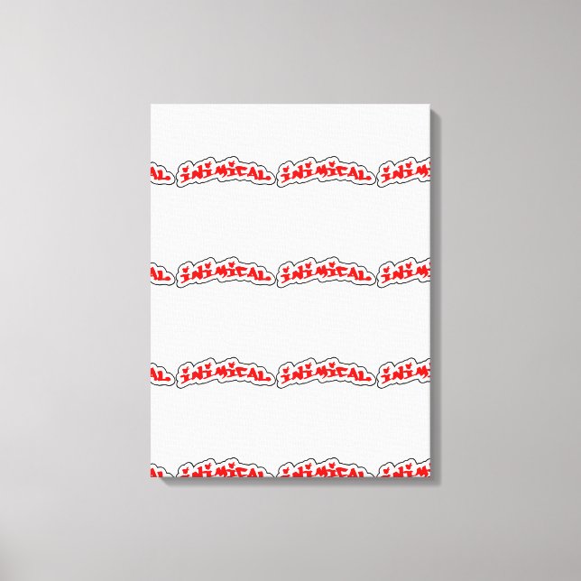 Impression de la toile étirée du logo (Recto)