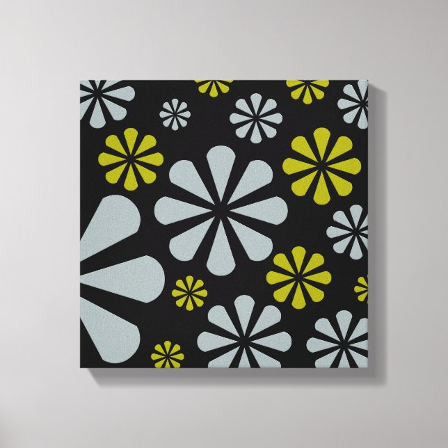 Impression de la toile Fleurs Abstraites (Recto)