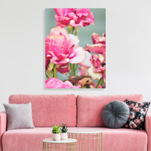 Impression de la toile Rose sans fil