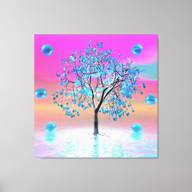 Impression de la toile Sunrise de l'arbre de crist (Recto)