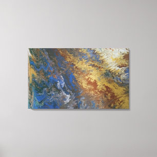 Impression de la toile terrestre