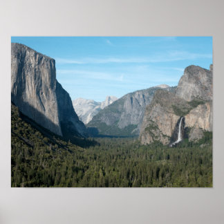 Impression de la vallée de Yosemite, papier affich