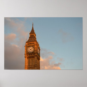 Impression de l'affiche de Big Ben à Londres