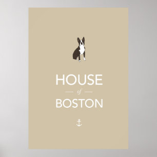 Impression de l'affiche de Boston Terrier