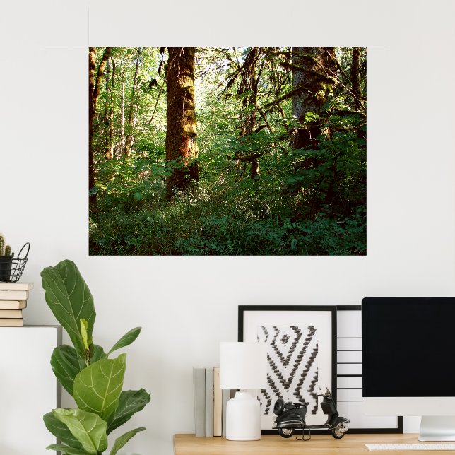 Impression de l'affiche de forêt enchantée (Bureau à domicile)