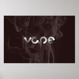 Impression de l'affiche de fumée Vape Premium