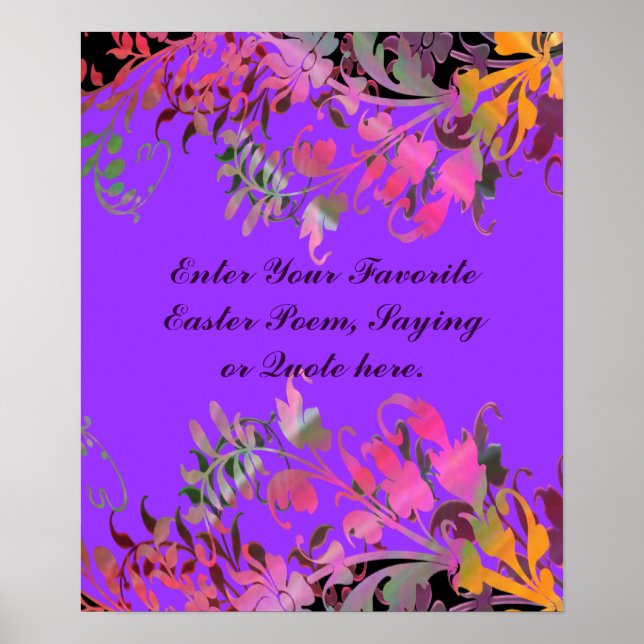 Impression de l'affiche de Pâques (Devant)