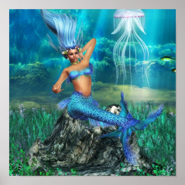 Impression de l'affiche de sirène (Devant)