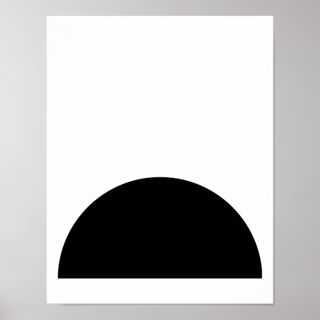 Impression de l'affiche demi-cercle (Devant)