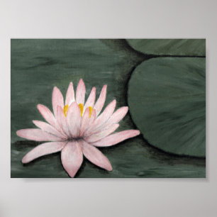 Impression de l'affiche des fleurs de Lotus