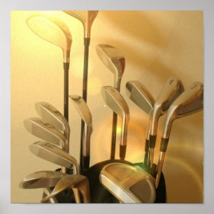 Impression de l'affiche du club de golf