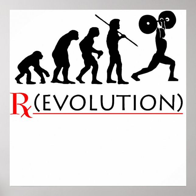 Impression de l'affiche du graphique Rx Evolution (Devant)