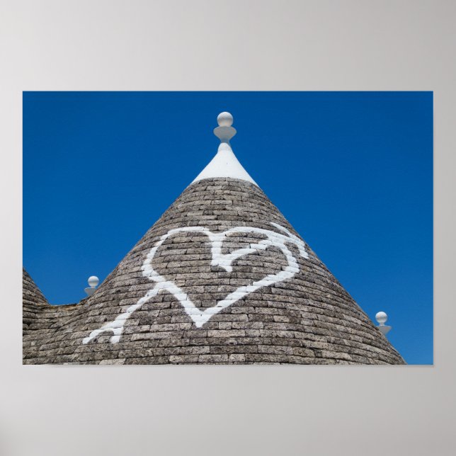 Impression de l'affiche du toit de la maison Trull (Devant)
