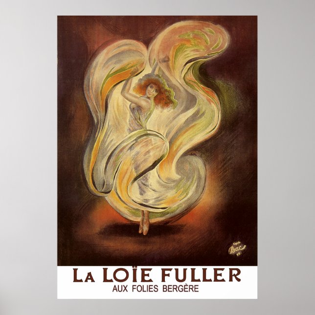Impression de l'affiche : Folies Bergere La Loie F (Devant)