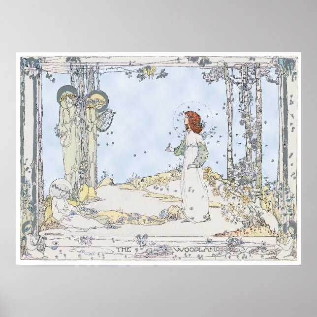 Impression de l'affiche : Les forêts par Jesse Kin (Devant)