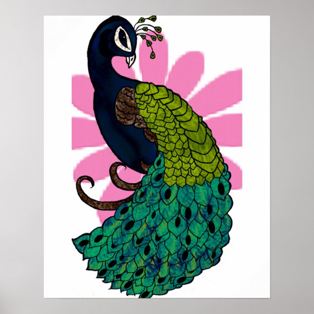 Impression de l'affiche Peacock (Devant)