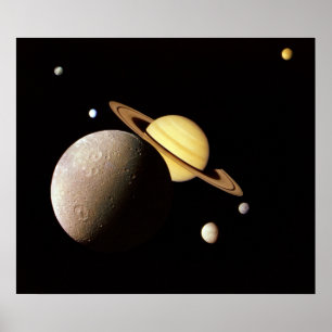 Impression de l'affiche Saturn System Montage