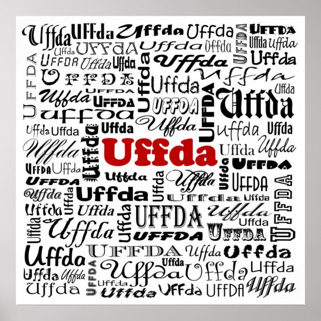 Impression de l'affiche Uffda (Devant)