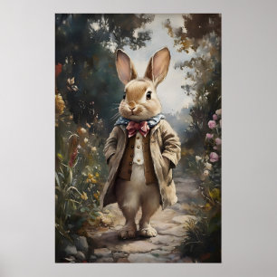 Impression de lapin victorien, Lapin de Pâques, Co