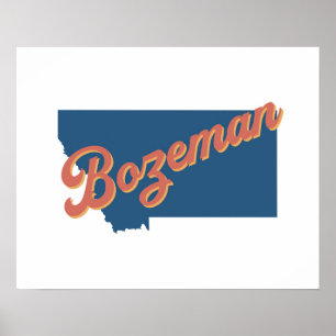 Impression de l'État du Montana à Bozeman