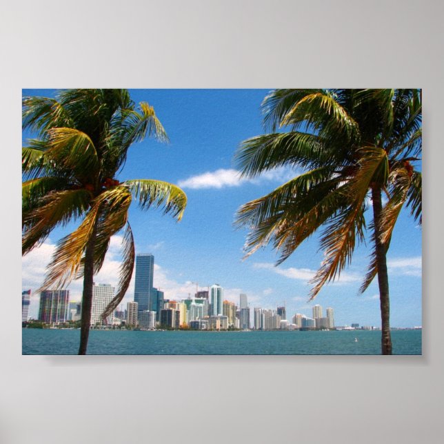 Impression de l'horizon de Miami (Devant)