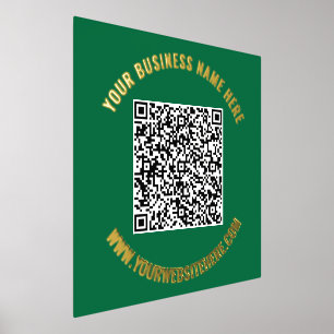 Impression de l'huile de texte QR Code Scan Info -