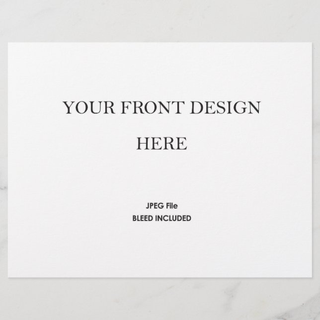 Impression de livret de programme de mariage 5,5x8 (Devant)