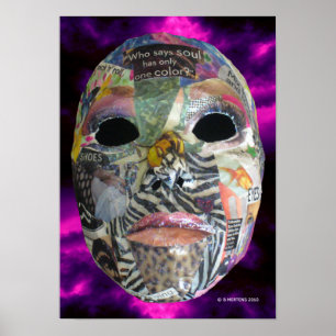Impression de masque de couleur Soul