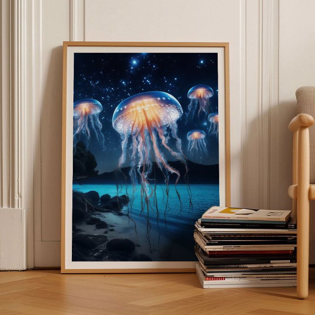 Impression de méduse Affiche de méduse Impression  (Créateur téléchargé)