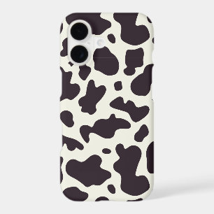 Impression de motif de vache noir et blanc