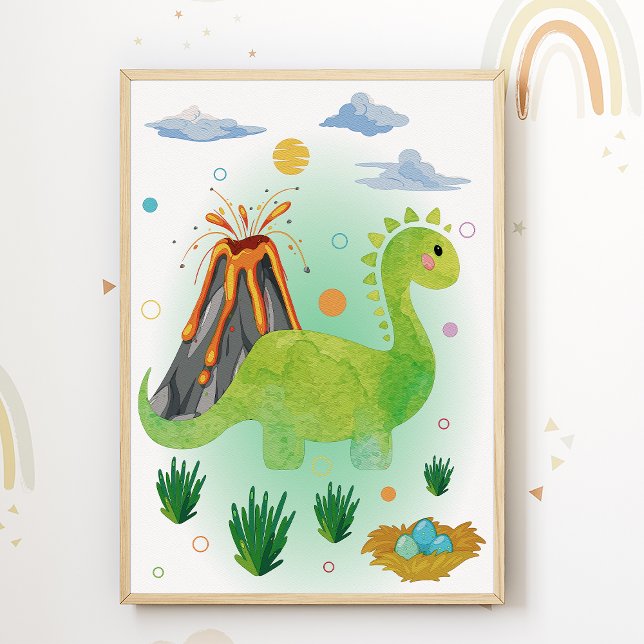 Impression de nurserie Dino Affiche de dinosaures  (Créateur téléchargé)