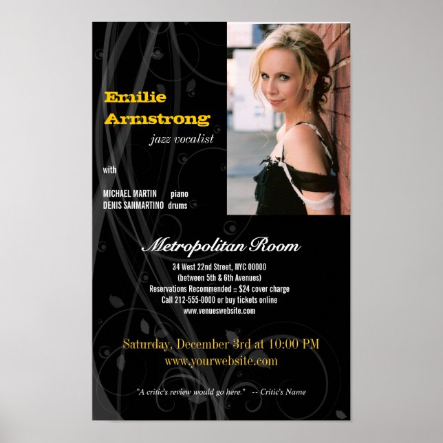 Impression de performances de cabaret (Devant)