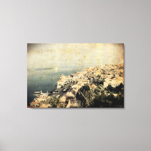 IMPRESSION DE PHOTO ANCIENNE sur toile du lac MAJE