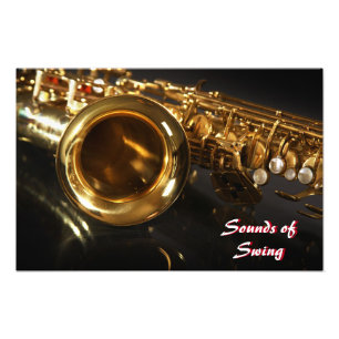 Impression de photo saxophone pivotante