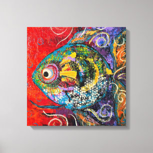 Impression de poissons tropicaux