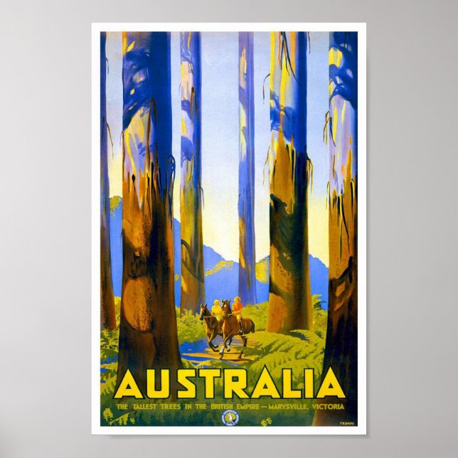 Impression de poster vintage Au (Devant)