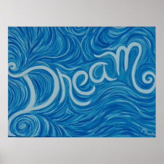 Impression de rêve sur toile