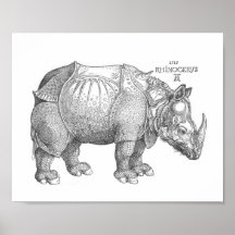 Impression de rhinocéros