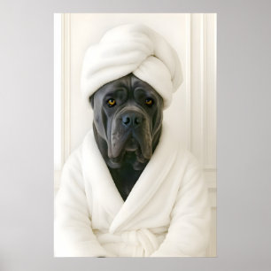 Impression de salle de bain amusante Cane Corso, C