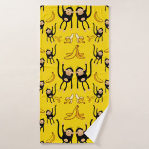Impression De Singe Et De Banane