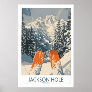 Impression de ski à Jackson Hole - Wyoming 1
