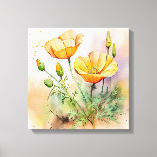 Impression de toile à étirement floral