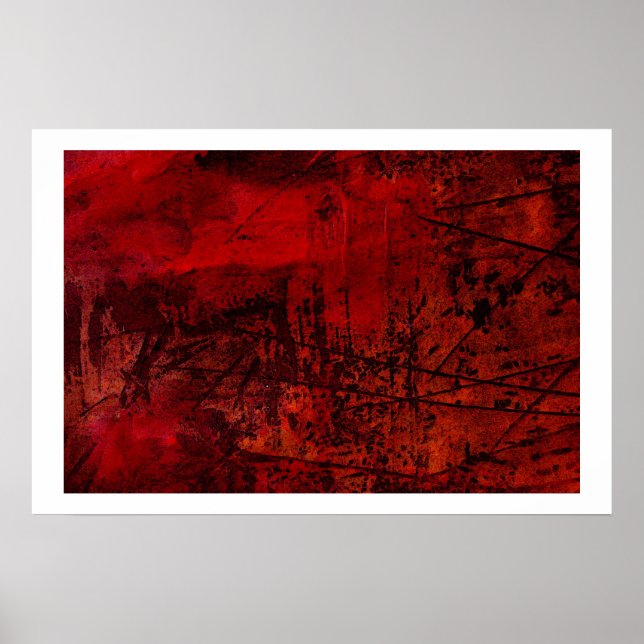 Impression de toile Abstraite d'origine - Art Abst (Devant)
