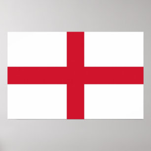 Impression de toile avec Drapeau d'Angleterre