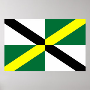 Impression de toile avec Drapeau de Monterey, U.S.